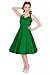 Lindy Bop Women's 'Myrtle' Classy Vintage 1950's Halter Neck Flared Swing Party Dress