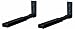 B-Tech Center Channel Speaker Adjustable Arm Wall Mount, Black (BT15 Black)