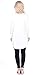 Popana Women’s Tunic Tops for Leggings Long Sleeve Shirt Plus Size Made in USA Large Pearl