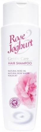 Rose Joghurt Gentle Care Hair Shampoo with Natural Rose Oil, Natural Rose Water, Yoghurt and Soy Protein.8.5 fl oz