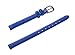 Uyoung 8mm Women's Solid Blue Smooth Genuine Leather Watch Band