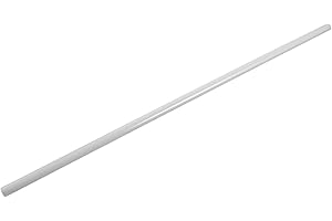 KONTONTY Led Channel Diffuser Cover - 23.6x0.6in Plastic Light Tube Guard - Anti-Glare Led Strip Shield Cover for Office Task