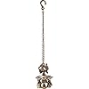 Two-Moustaches-Brass-Hanging-Peacock-Deepak-With-Bells-And-Chain