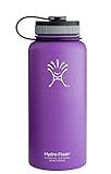 Hydro Flask Insulated Stainless Steel Water Bottle, Acai Purple, 40-Ounce