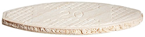 wolfcraft 2923405 Compressed Wafer Shaped Wood Joining Biscuits, #20, 50 Piece Bag