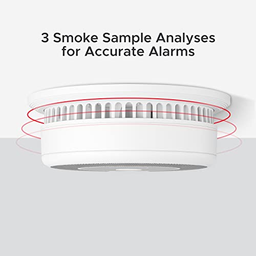 XSense 10Year Battery Combination Smoke Carbon Monoxide Alarm Detector with Large LCD Display