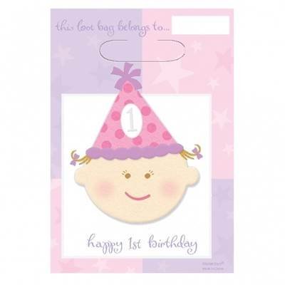 1st Birthday Girl loot bags