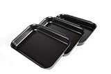 Fox Run 44914 Non-Stick Breading Set, Carbon Steel, 3-Piece