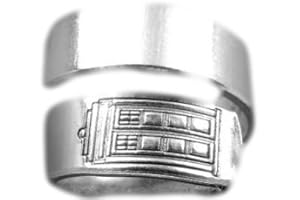 HAND TRADES Bigger on the Inside Ring - Doctor Who - Tardis - Wrap Ring