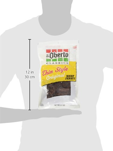 Oh Boy! Oberto Classics Original Thin Style Beef Jerky, 5.7 Ounce - Thumbnail 6
