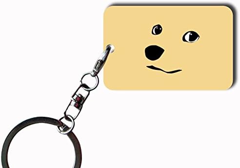 Made By Mdf Mdf Key Ring Unusual Design With Doge