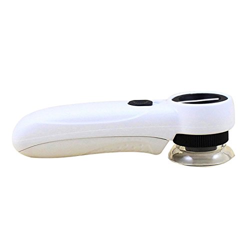 Zorvo 45X Handheld High Power Jewelry Magnifier with LED Lights for Jewelry Printing Antiques, Jewelry Loupe, Optical Lenses