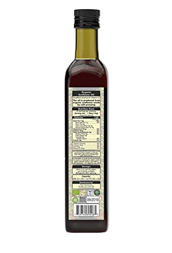 Sunflower Oil Cold Pressed Virgin Organic 16.9 fl oz/500 ml - Thumbnail 4