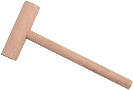 1 Pcs Wooden Crab Mallets Seafood Lobster Shellfish Cracker Natural Hardwood Hammer