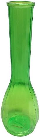 8 1/2in Poly Plastic Lime Green Classic Bud Vase