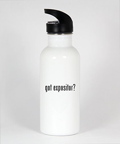 got expositor? - Funny Humor 20oz White Water Bottle