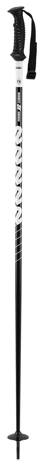 K2 Skis Power 125 Men's Ski Poles Aluminium Black