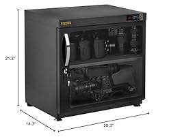 Ruggard Electronic Dry Cabinet (80L) Black