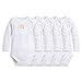 Burt’s Bees Baby Unisex Baby Bodysuits, 5-Pack Short & Long Sleeve One-Pieces, 100% Organic Cotton