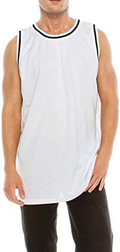 WISHICAN Men's Blank Basketball Jersey S-XXXL