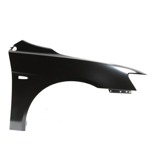 CarPartsDepotNew Front Right Passenger Side Fender Assembly With Side Marker Lamp Hole Compatible With 2010-2011 MITSUBISHI Lancer Fits MI1241170 5220C528