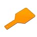 Easyinsmile Dental Clinic Eye-Protector Curing Light Shield Hand Shield Plate Orange 1pcs/pack
