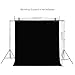 3PCS Photo Video Photography Studio Fabric Backdrop Background Screen White Black Green Backgrounds, Non-Woven Fabrics Collapsible Backdrops for Photography, Video and Television