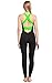 Aro Lora Women's Skinny Tight Bandage Sports Jumpsuits Rompers Large Green
