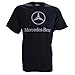 Mercedes Benz Logo on a Black T Shirt
