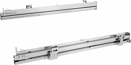 Bosch HEZ638D00 Zubehör für Backöfen, Teleskopauszug 1-fach ebenenunabhängig, Edelstahl, Made in Germany
