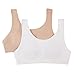Fruit of the Loom Girls' Santoni Sports Bra 2 Pack