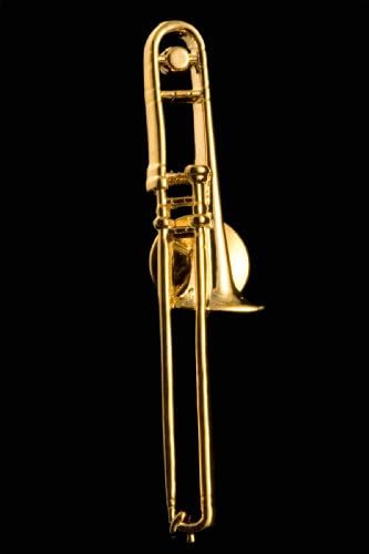 Trombone Pin, Gold, Harmony Collection