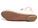 Anna Girl Kids Dress Ballet Flat Elastic Ankle Strap Ballerina Shoes