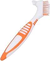 Chargenyang Denture Brush Dual Head 3 Pack Orange Green Purple view 4