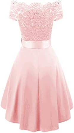WZHZJ Cocktail Dresses A-Line Lace Elegant Summer Women Short Vestidos Off  the Shoulder Sexy Women Cocktail Dresses (Color : A, Size : L code) price  in UAE | Amazon UAE | kanbkam