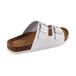 Unisex Cork Footbed Sandals with PU Leather