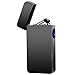 Dual Arc Plasma Lighter - USB Rechargeable, Windproof, Flameless, Butane Free, Electric Candle Lighter (Black)