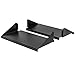 NavePoint Cantilever Server Shelf Rack Mount 19 Inch 2U Black 2 Piece Set Center Weighted primary
