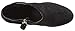 crocs Women's Leigh Suede Wedge Boot, Black, 8 M US
