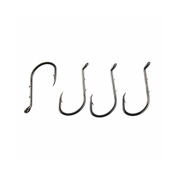 Carbon-Steel-Hooks-Extra-Sharp-Black-Barb-Fishhooks-11-Sizes