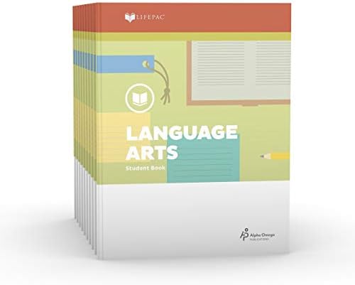 Lifepac Language Arts 4th Grade Set of 10 LIFEPACs Only