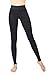Terramed Just Think Comfort Extra Firm Footless Graduated Compression Microfiber Leggings Opaque Tights for Women (20-30 mmHg) with Control Top (Small) Black
