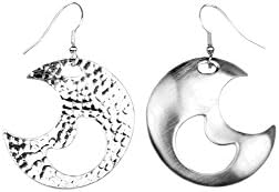 TdZ Party Fashion Earring - Mix Match Large Crescent Moons
