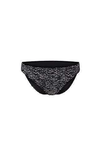 O'NEILL PW Rita Mix Bikini Bottom for Women, womens, 0A8520, Black Aop w/Green, 9-Aug