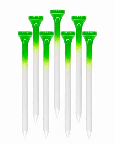 3 1/4" Colorful Plastic Golf Tees - Highest Durability - Vibrantly Painted - Multiple Colors to Choose â€“ 50ct