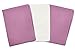 3 Toddler Pillowcases - 2 Purple Lavender and 1 White - Envelope Style - for Pillows Sized 13x18-100% Cotton with Soft Sateen Weave - Machine Washable - ZadisonJaxx Bellacolour Collection - 3 Pack