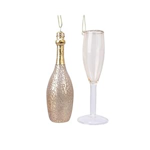 Champagnefiguur glas kadoset 2st