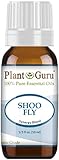 Shoo Fly Synergy Essential Oil Blend (Insect, Mosquito Repellent Blend) 10 ml. 100% Pure, Undiluted, Therapeutic Grade. (Blend Of: Citronella Oil, Lemongrass Oil, Rosemary Oil, Geranium Oil)