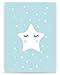3x baby nursery decor wall prints - set 3 baby designs - moon, cloud, star, nursery art, nursery decor, baby kids room, wall art, 8x12, unframed