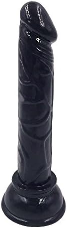 VINNEL 5.7" Mini -Dild0 With Handsfree Suction Cup,01-D25-BB,Sculpted Skin Details,No Any Sensitive Words on The Package, for Beginners (Black)